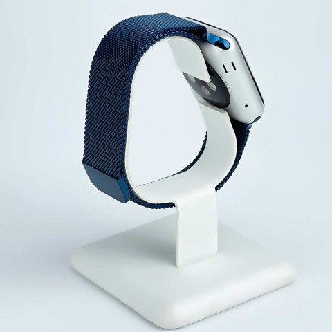 Ремешок для Apple watch 38/40/41mm Milanese Loop Band Blue cobalt